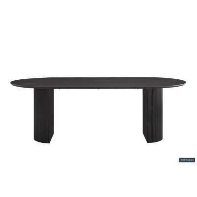 Afbeelding van Eettafel Lagos 220 x 110 76 cm Donkerbruin