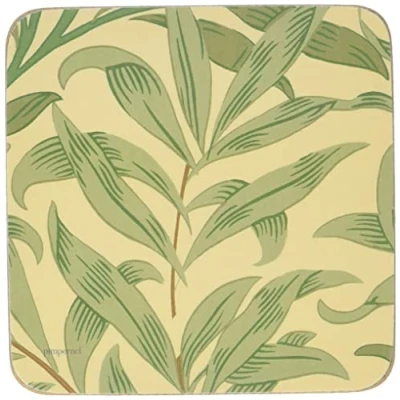 Afbeelding van Pimpernel Onderzetters Willow Bough Green Set van 6