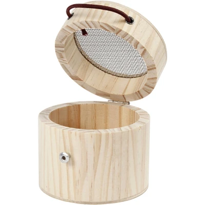 Afbeelding van Creativ Company Ronde Houten Insectenkooi