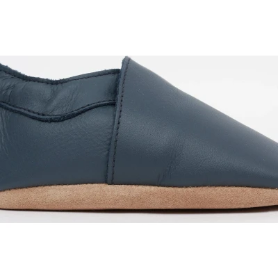 Afbeelding van Bobux Soft Soles Classic navy Babyslofjes EU 19