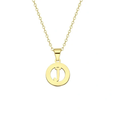 Afbeelding van Lucardi Letter Ketting goldcoloured, Dames, Maat: One Size, Gold/coloured