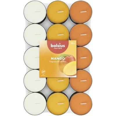 Afbeelding van Bolsius Geurtheelicht 30 stuks per verpakking Mango
