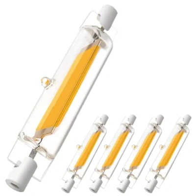 Afbeelding van CLAR Ampoule LED R7S 78mm, LED, R7S, Tube, 78mm 6W 4000ºK (Pack 5)