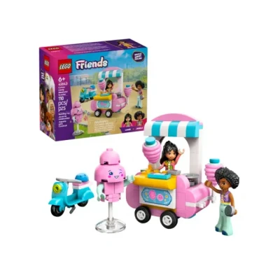 Afbeelding van LEGO Friends Suikerspinkraam en scooter set 42643