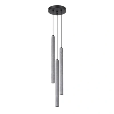Afbeelding van Hanglamp Pastelo 3 Lichts Getrapt Beton Giga Meubel