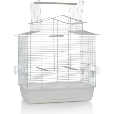 Afbeelding van Beeztees Iza 3 Open Vogelkooi Wit Groot 59x38x65 cm