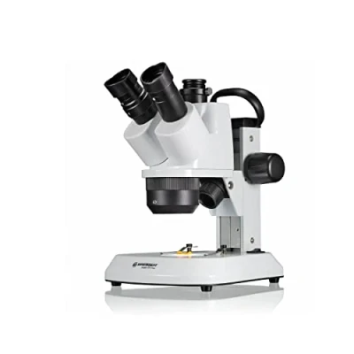 Afbeelding van Bresser Microscoop Analyth STR Trino 10x tot 40x Vergroting Op en Doorzichtmicroscoop