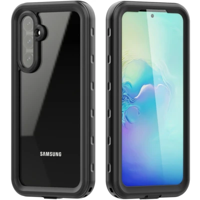 Afbeelding van Redpepper Hoesje Geschikt voor Samsung Galaxy A54 (5G) Dot Plus Waterproof Backcover Zwart