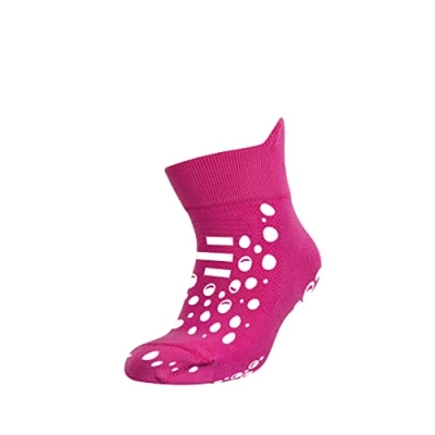 Afbeelding van R EVENGE Zwembadsokken voor kinderen, activiteiten in het zwembad en op natte oppervlakken, antibacterieel antislip, Fuchsia