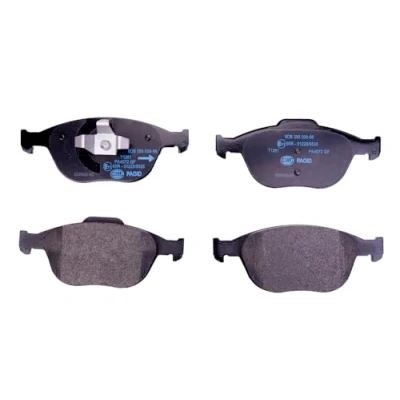 Afbeelding van HELLA 8DB 355 009 561 Remblokkenset Niet geschikt voor slijtage waarschuwingscontact FORD: Transit Connect Mk1 Van, Focus Hatchback