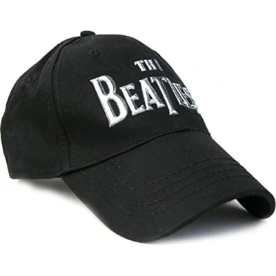 Afbeelding van The Beatles Drop T Logo Snapback Pet Zwart