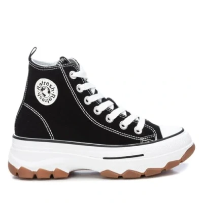 Afbeelding van REFRESH Damesschoenen met ritssluiting, kleur: zwart, maat 37, zwart.
