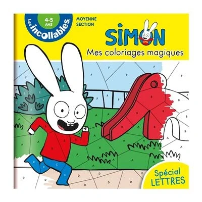 Image de Les incollables Mes coloriages magiques Simon Spécial Lettres Moyenne Section