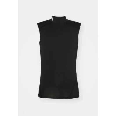 Afbeelding van Under Armour MOCK Top, Heren, Maat: Small, Black/white