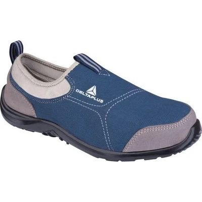 Afbeelding van Delta Plus MIAMI S1P SRC MIAMISP veiligheidsschoenen, polyester en katoen, SRC, maat 35, grijs/marineblauw