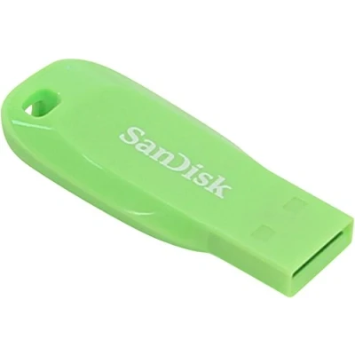 Afbeelding van SanDisk SDCZ50C 032G B35GE 32GB Cruzer Blade USB 2.0 Flash Drive Electric Green