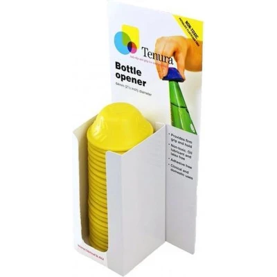 Afbeelding van Able2 Anti slip flesopener display geel 25 st.