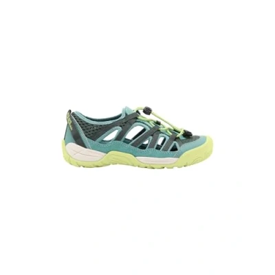 Afbeelding van Jack Wolfskin Levente Unisex Outdoorsandalen voor kinderen, Maat: 36, Slate green Leer en textiel