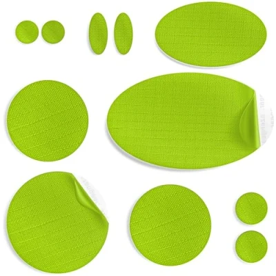 Afbeelding van aZengear Reparatiepatches voor donsjacks, zelfklevend, van waterdicht en scheurvast nylon, het repareren gaten in kleding (11 stuks, groen)