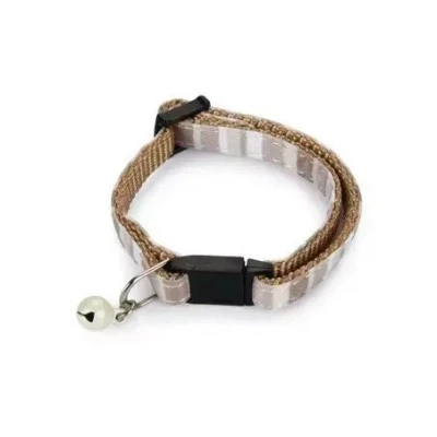 Afbeelding van Kittenhalsband Joy nylon beige 23x0,8x0,2 cm