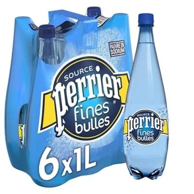 Afbeelding van PERRIER Fijne Bellen Gasvormig Natuurlijk Mineraalwater 6X1L Gratis Verzending Prijs Per Eenheid