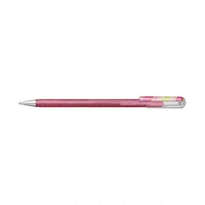 Image de Pentel Dual Metallic stylo à encre gel rose clair et vert/or métallisé