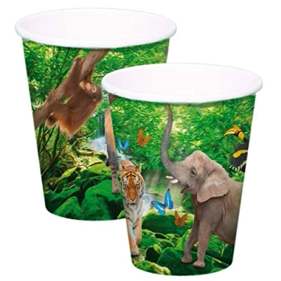Afbeelding van Beker Safari Party 8 stuks