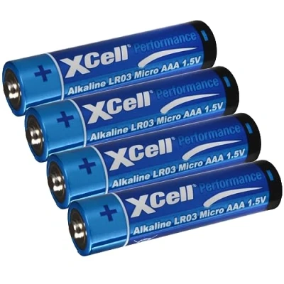 Afbeelding van XCell AAA batterij (potlood) Alkaline 1.5 V 4 stuk(s)