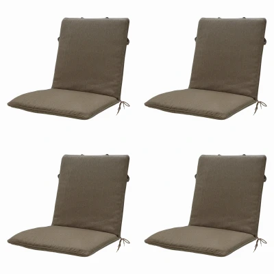 Afbeelding van Madison Stapelstoel kussen Taupe eco + nature outdoor finishing 4 stuks