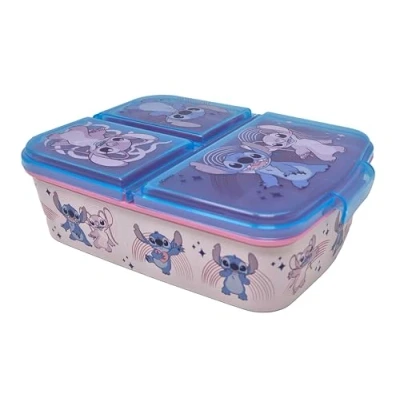 Afbeelding van Theonoi Lunchbox voor kinderen, verschillende designs, om uit te kiezen, van BPA vrij kunststof (Lilo and Stitch)