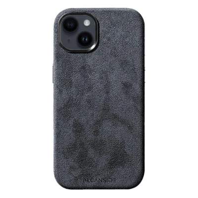 Afbeelding van iPhone 13 Alcantara Case Space Grey
