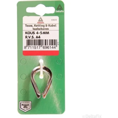 Afbeelding van Kous 4 5mm rvs 2st Deltafix