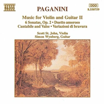 Afbeelding van Scott St.John &amp; Simon Wynberg Paganini: Music For Violin Guitar 2 (CD)