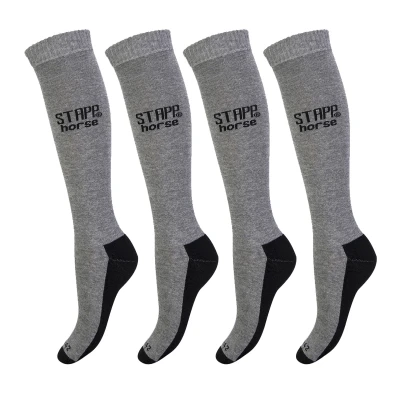 Afbeelding van STAPP Horse Paardrijsokken Uni 4 pack Grijs 35/38