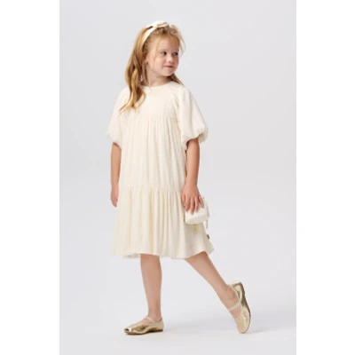 Afbeelding van Noppies Meisje Jurk Ekalake Antique White 80