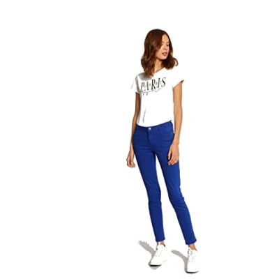 Image de Morgan 211 petra Femme Pants, Bleu Royal, 44