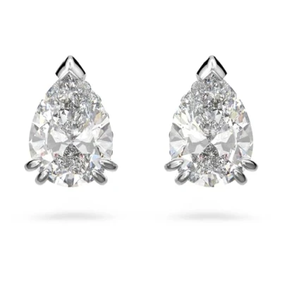 Afbeelding van Swarovski dames Millenia oorknopjes met kristal in de kleur Zilver