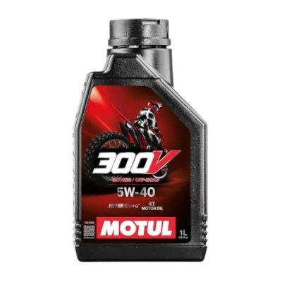 Image de Huile Moteur MOTUL 300V Factory Line Road Racing 4T 5W40 100% synthèse 1L