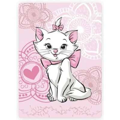Afbeelding van Disney Marie de kat fleece kleedje 100x140