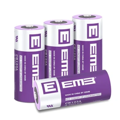 Afbeelding van EEMB CR123A Lithiumbatterijen, 3 V, 1500 mAh, CR123, batterij met hoge capaciteit, voor speelgoedzaklamp, niet oplaadbaar alarmsysteem (4)