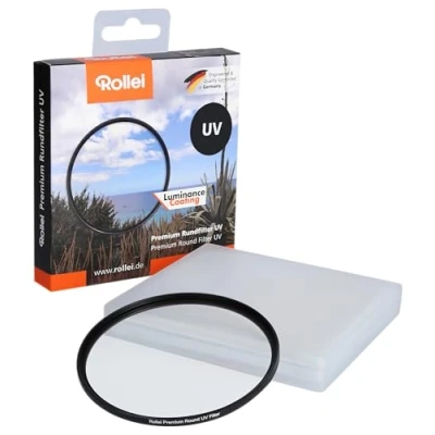 Afbeelding van Rollei F:X Pro circulair filter (49 mm, uv filter) schroeffilter van Gorilla®* glas met hoge kleurgetrouwheid en vrij reflectie
