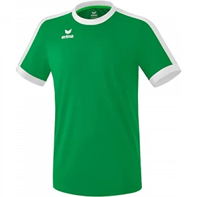 Afbeelding van Erima Retro Star shirt smaragd/wit 116 / L