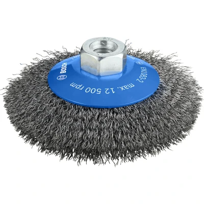 Image de BOSCH 2608622101 Brosse angulaire ondulée 115 mm M14 acier