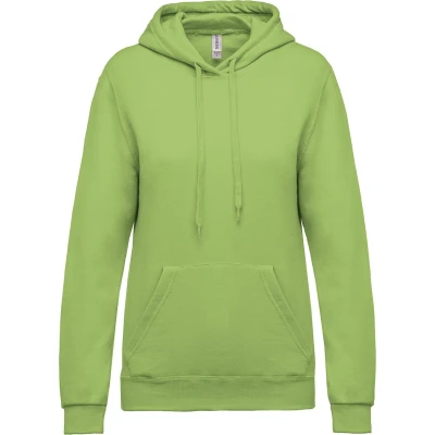 Afbeelding van Kariban Eco damessweater met capuchon K473 Lime