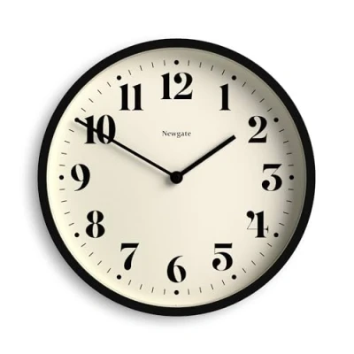 Afbeelding van Newgate Number Four Wall Clock in Black