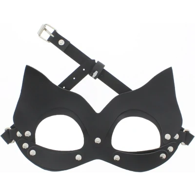 Afbeelding van Zac&#039;s Alter Ego Soft Cat Mask With Buckle Tie Kostuum Oogmasker Zwart