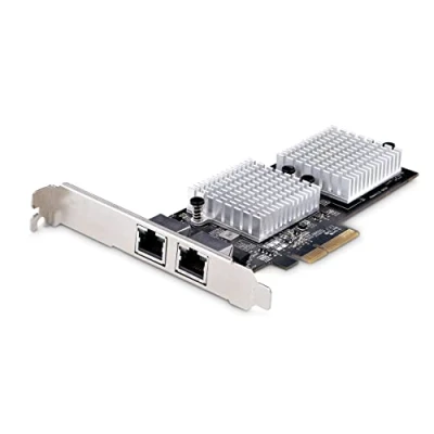 Afbeelding van StarTech 2 poorts 10Gbps PCIe Netwerk Adapter Kaart PC NIC