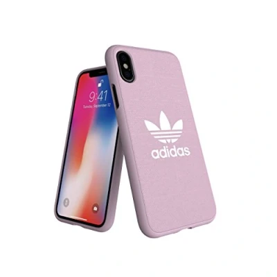 Afbeelding van adidas Originals Moulded Case CANVAS FW18 iPhone X XS roze hoesje
