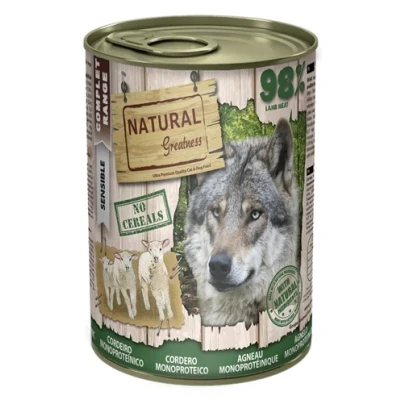Afbeelding van Natural Greatness Monoproteic Lamb Recipe 400 GR