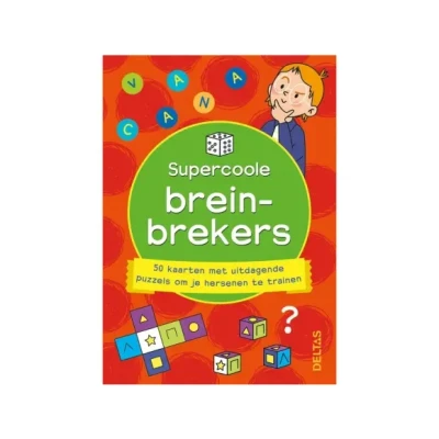 Afbeelding van Speel en leerkaarten Supercoole breinbrekers